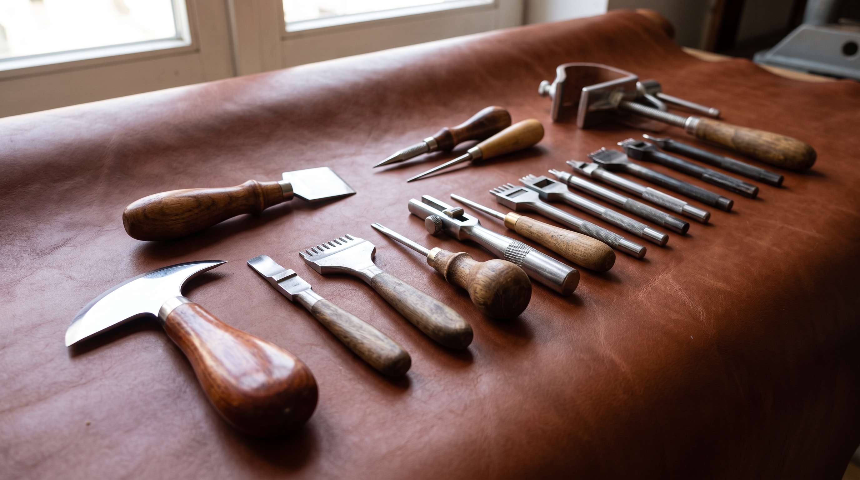 Leather pattern tools for OEM leather product development