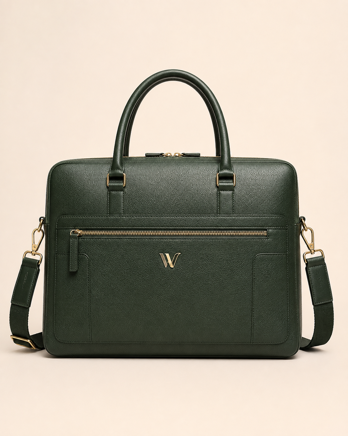 Charcoal Leather Commuter Backpack