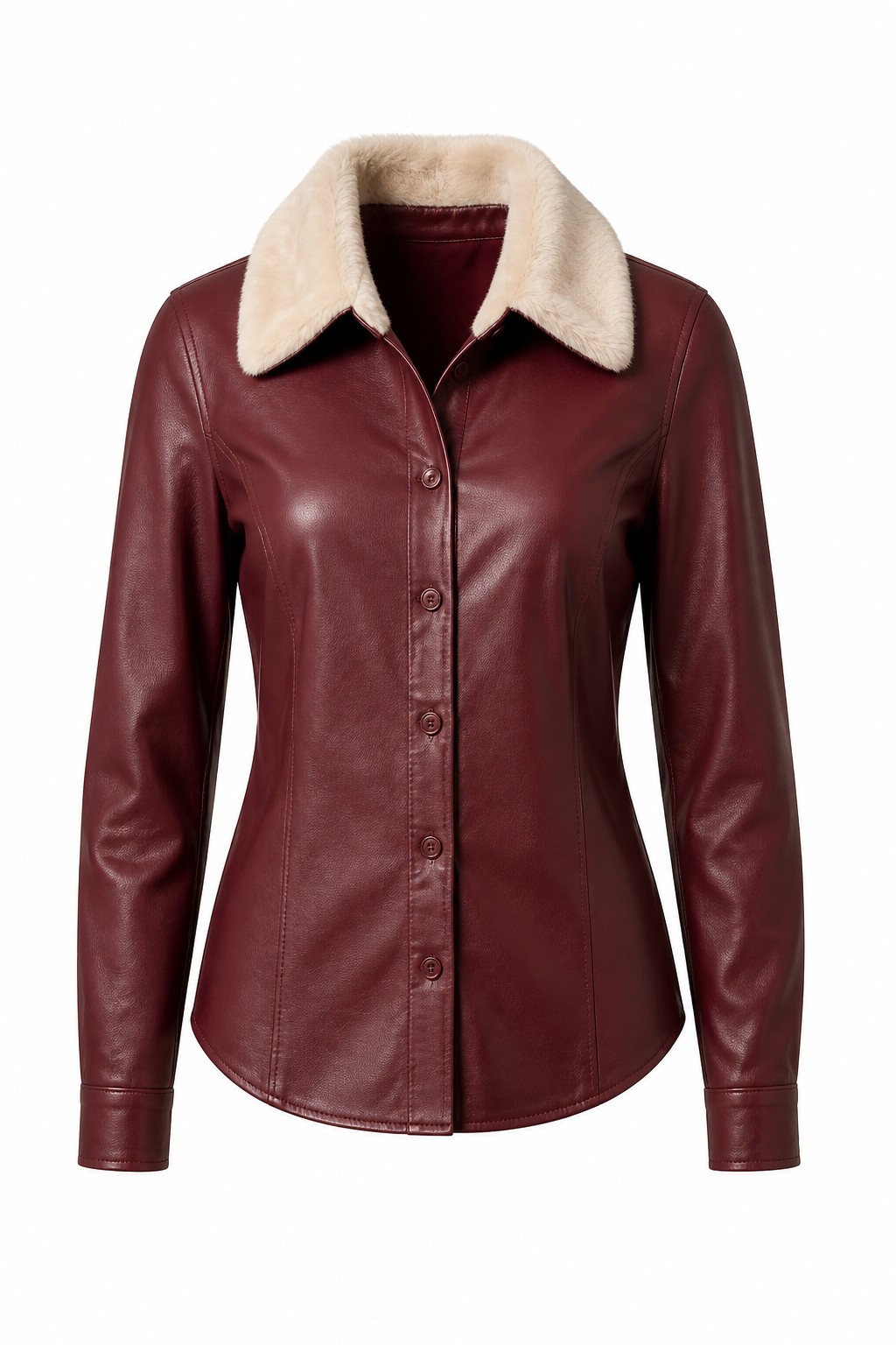 Fur Lined Leather Shirts 02