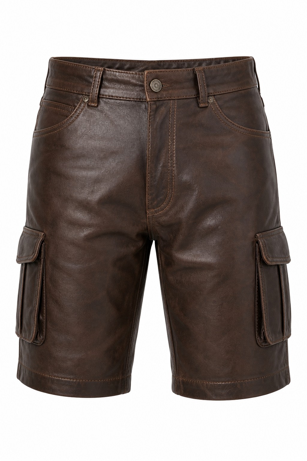 Motorcycle Racing Leather Shorts 03